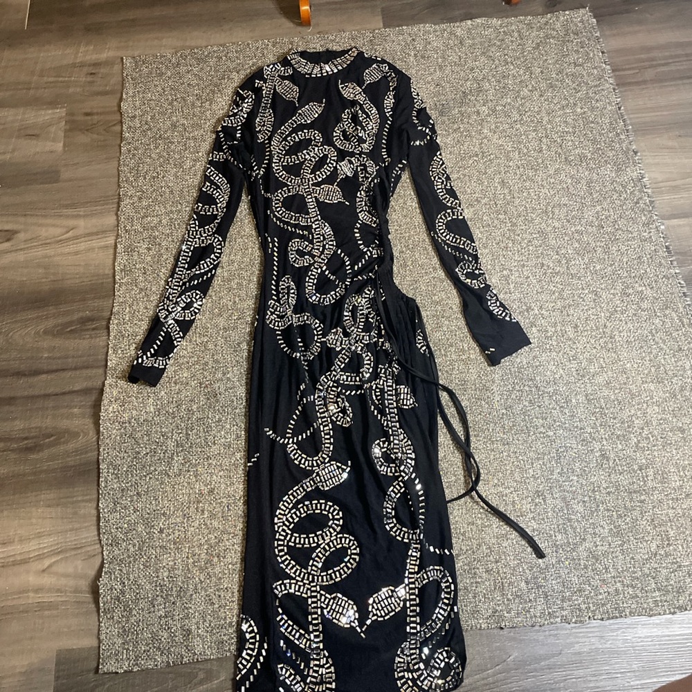 Beautiful see through black dress